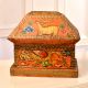 Colourful Wooden Box Engraved with Beautiful Designs